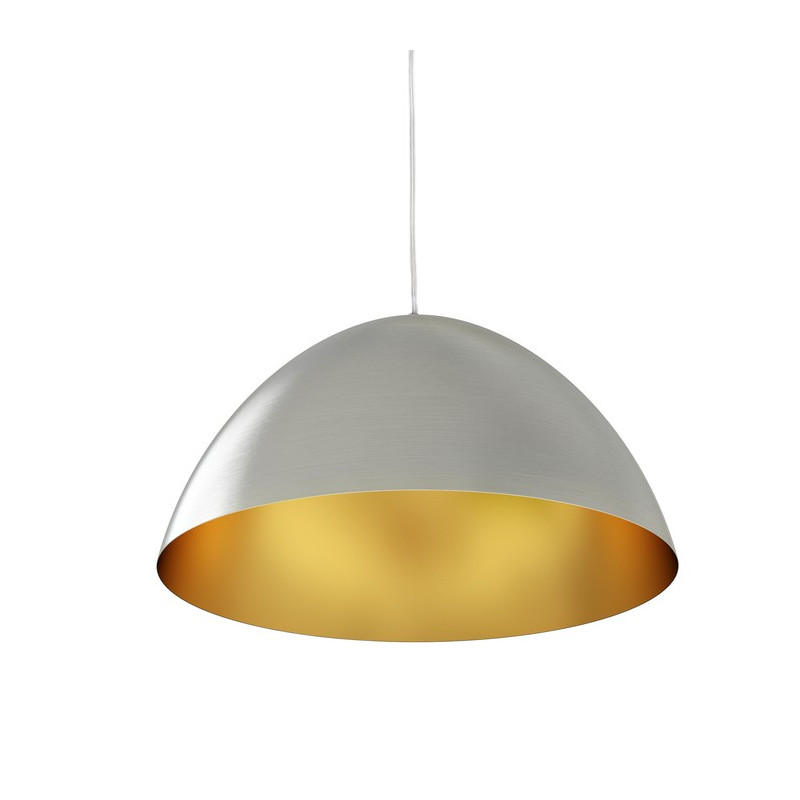 RENDL RENDL MERYLYN 48 závěsná česaný hliník/zlatý lak 230V LED E27 15W R12446