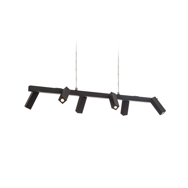 RENDL RENDL FADO VI závěsná černá 230V LED 6x3W 45° 3000K R12472