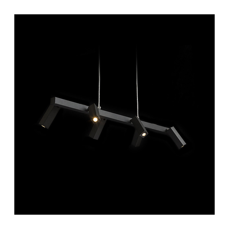 RENDL RENDL FADO VI závěsná černá 230V LED 6x3W 45° 3000K R12472