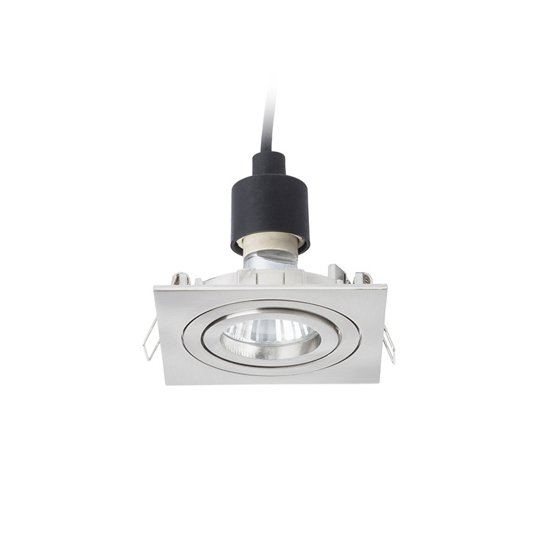 RENDL RENDL MURO SQ zápustná matný nikl 230V LED GU10 8W R12748