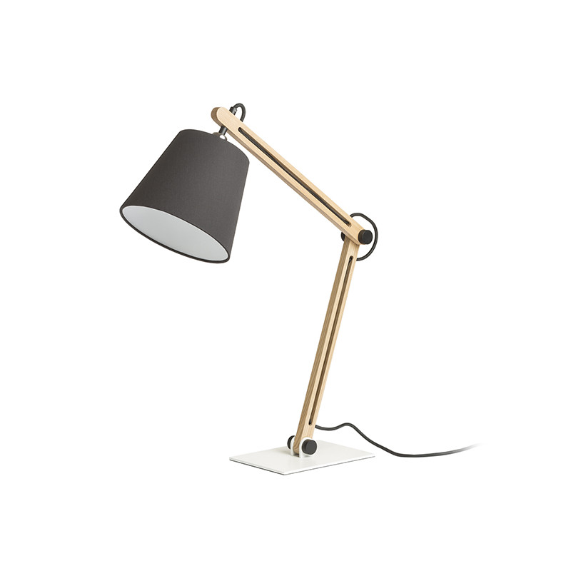 RENDL RENDL NIZZA stolní podstavec bílá dřevo 230V LED E14 7W R12947
