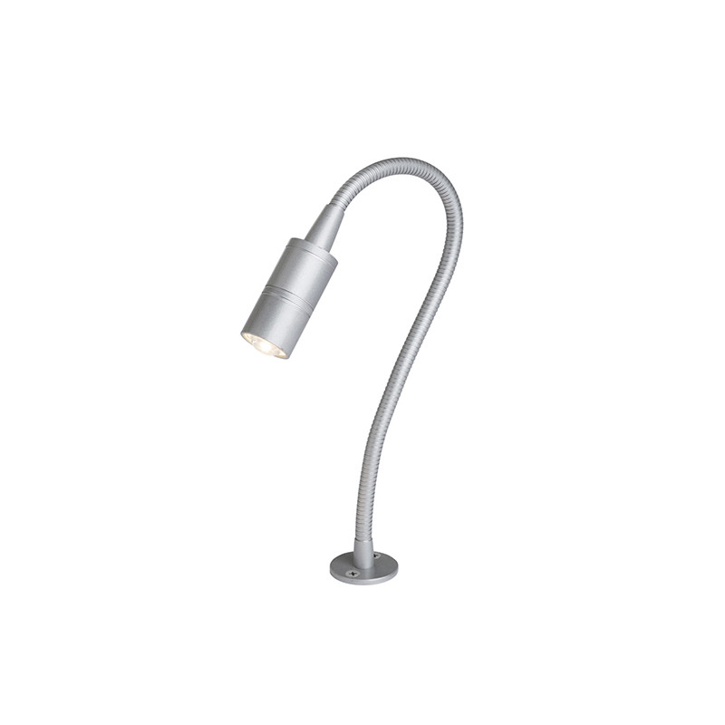 RENDL RENDL ESA stolní na desku stříbrnošedá 230V LED 3W 60° 3000K R12979