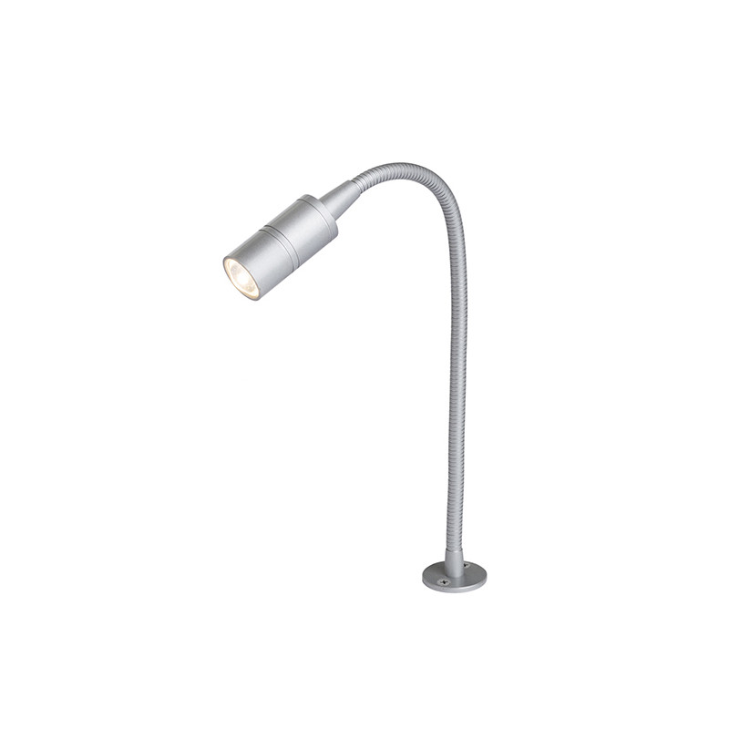 RENDL RENDL ESA stolní na desku stříbrnošedá 230V LED 3W 60° 3000K R12979