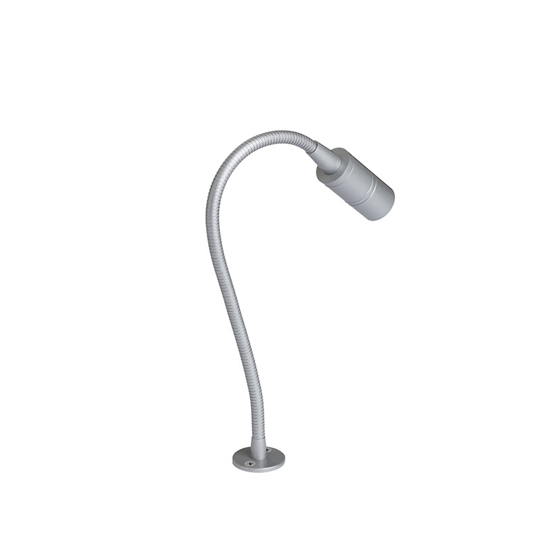 RENDL RENDL ESA stolní na desku stříbrnošedá 230V LED 3W 60° 3000K R12979