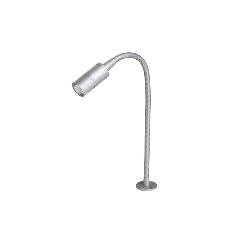 RENDL RENDL ESA stolní na desku stříbrnošedá 230V LED 3W 60° 3000K R12979