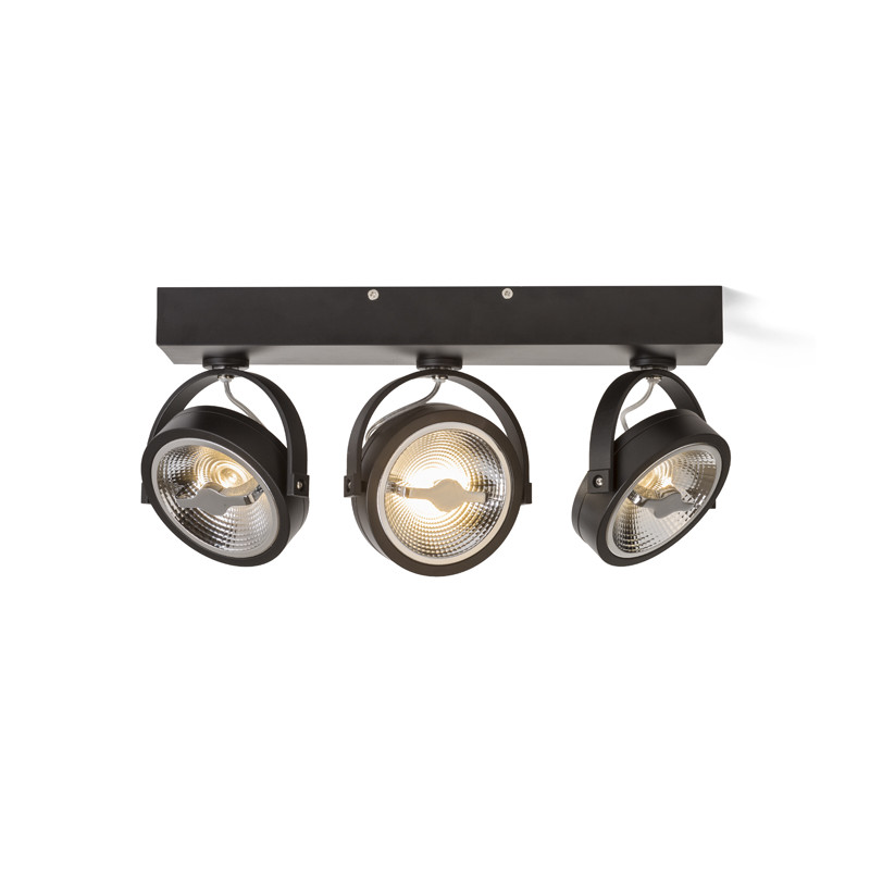 RENDL RENDL KELLY LED III DIMM nástěnná černá 230V LED 3x12W 24° 3000K R13109