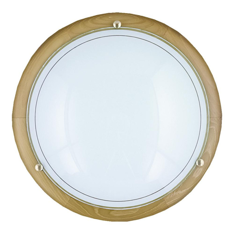 PREZENT UFO 2xE27/60W, DARK WOOD, CEILING
