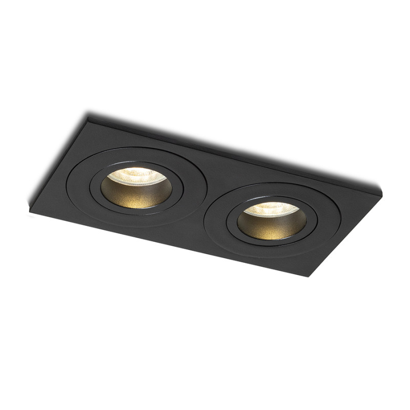 RENDL RENDL GALO II zápustná černá 230V LED GU10 9W IP65 R14226