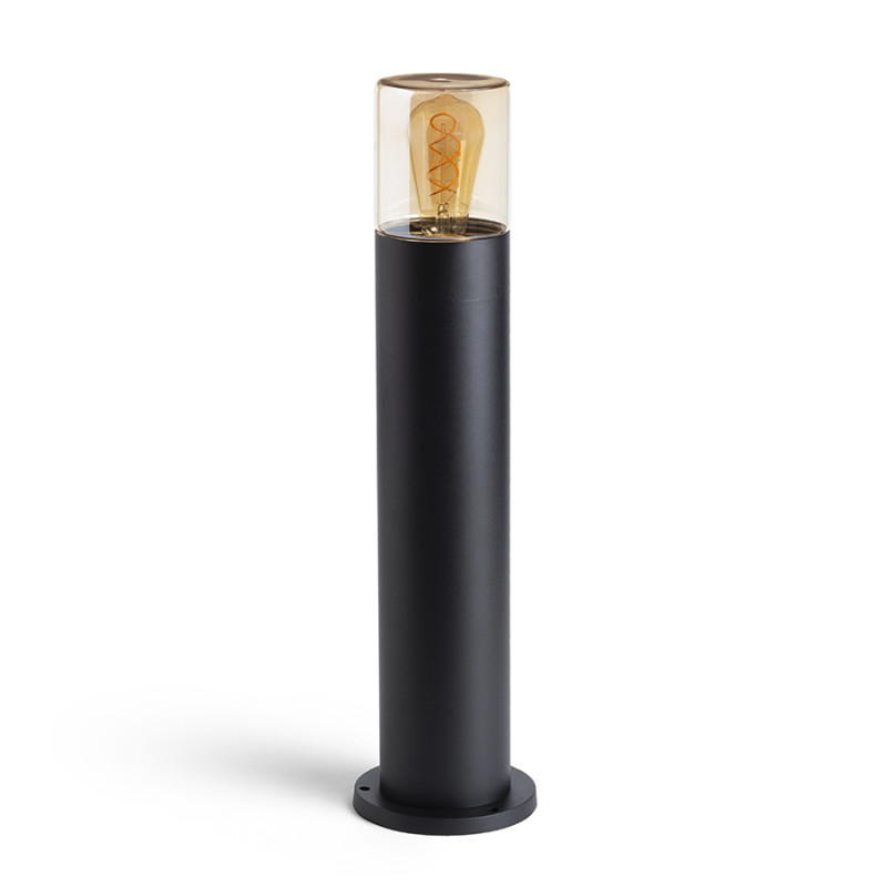 RENDL RENDL QUINN 60 stojanová černá jantarové sklo 230V LED E27 11W IP54 R14497