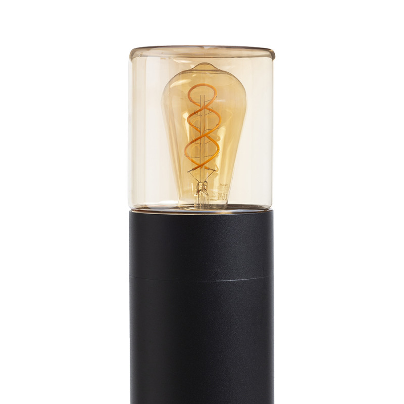 RENDL RENDL QUINN 60 stojanová černá jantarové sklo 230V LED E27 11W IP54 R14497
