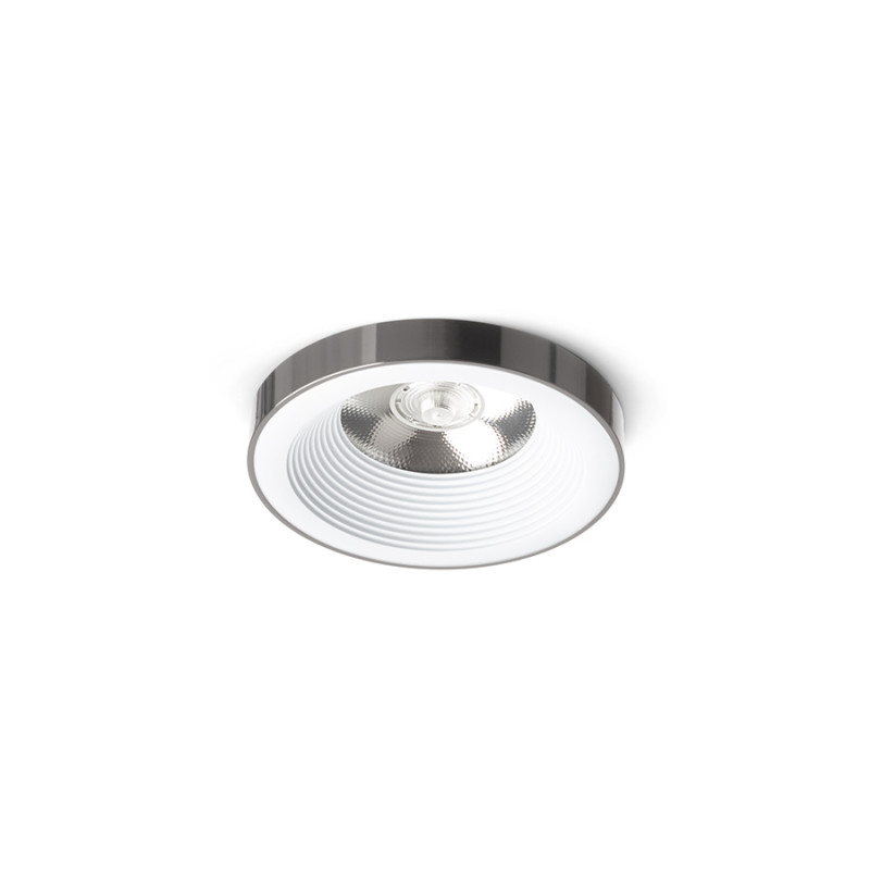 RENDL RENDL SHARM PLUS zápustná bílá černý chrom 230V LED 10W 24° 3000K R14563