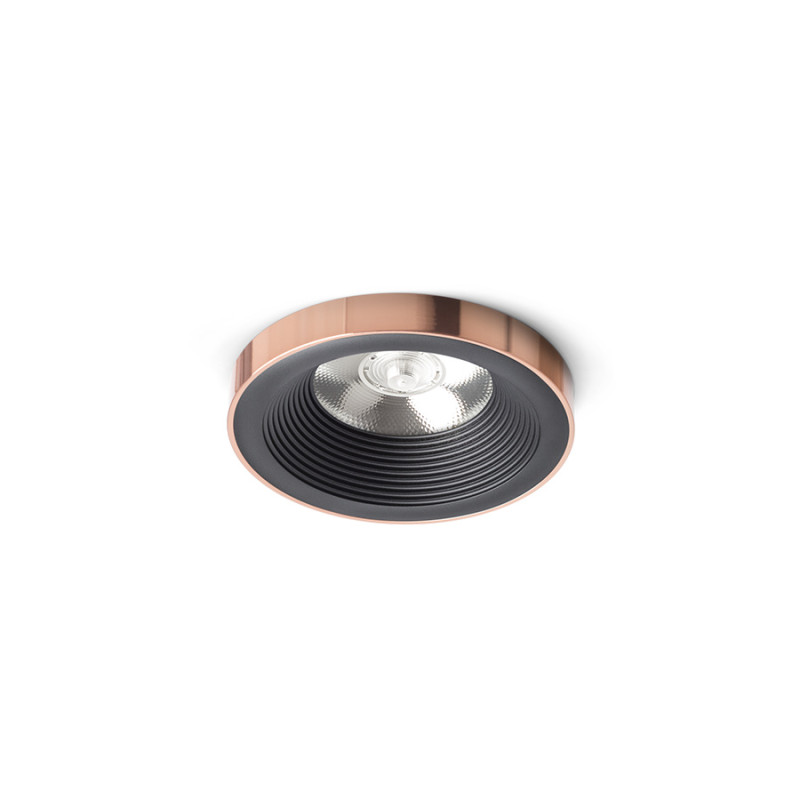 RENDL RENDL SHARM PLUS zápustná černá měď 230V LED 10W 24° 3000K R14565