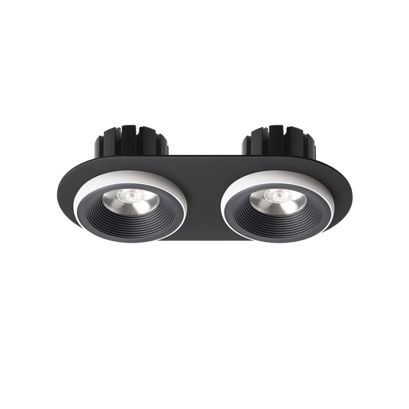 RENDL RENDL SHARM R II zápustná černá/bílá 230V LED 2x10W 24° 3000K R14573