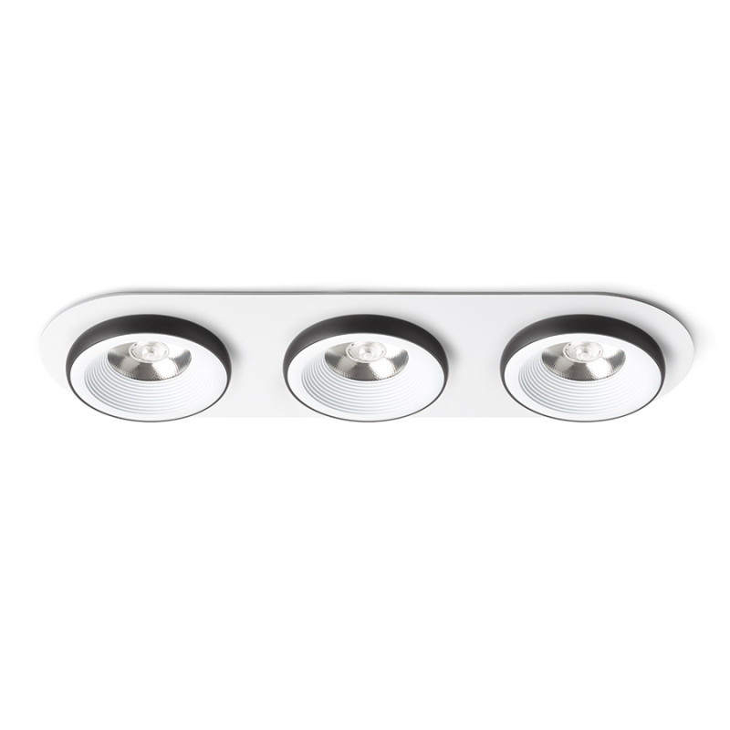 RENDL RENDL SHARM R III zápustná bílá/černá 230V LED 3x10W 24° 3000K R14576