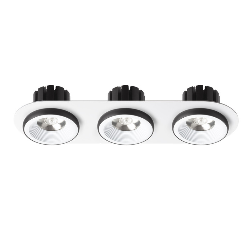 RENDL RENDL SHARM R III zápustná bílá/černá 230V LED 3x10W 24° 3000K R14576