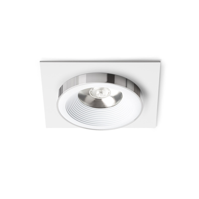 RENDL RENDL SHARM SQ I zápustná bílá chrom 230V LED 10W 24° 3000K R14578