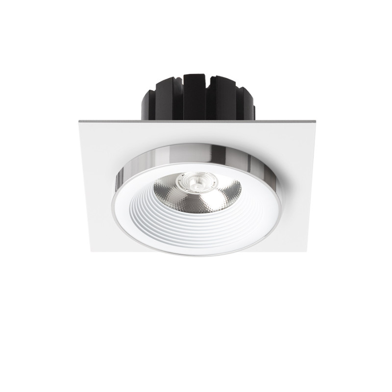 RENDL RENDL SHARM SQ I zápustná bílá chrom 230V LED 10W 24° 3000K R14578
