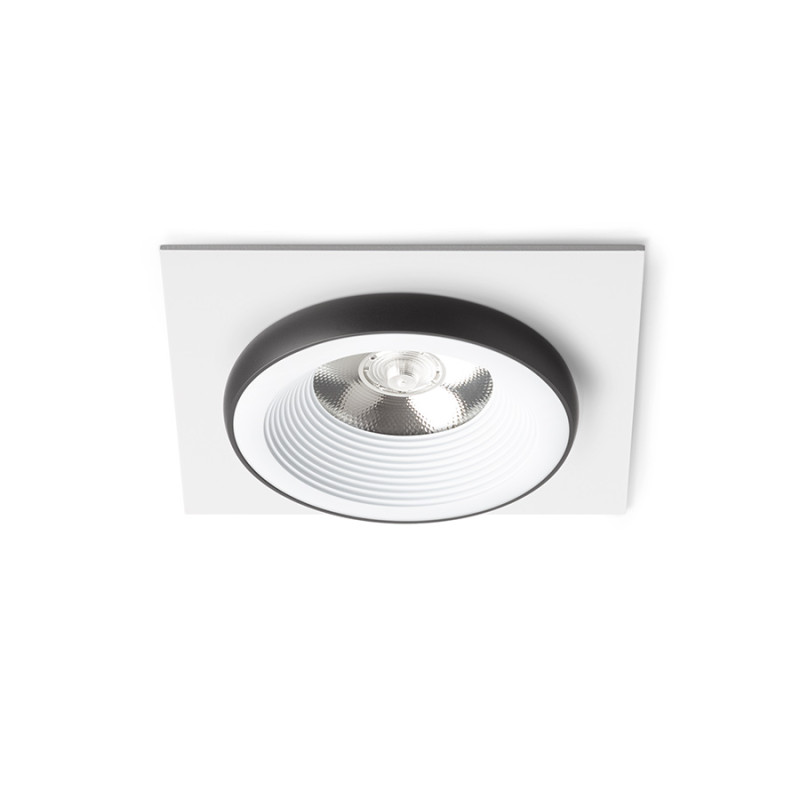 RENDL RENDL SHARM SQ I zápustná bílá/černá 230V LED 10W 24° 3000K R14580