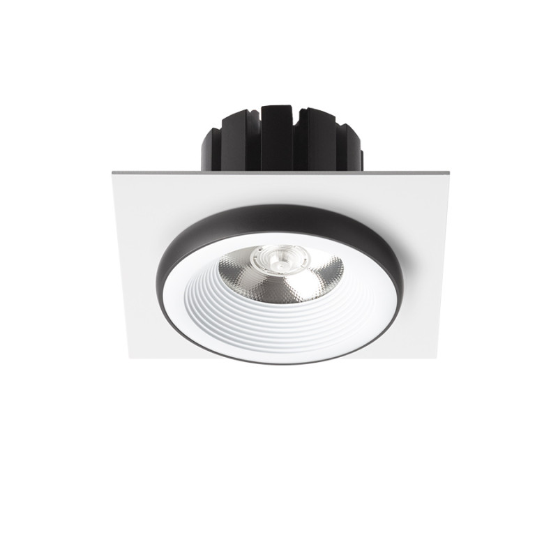 RENDL RENDL SHARM SQ I zápustná bílá/černá 230V LED 10W 24° 3000K R14580