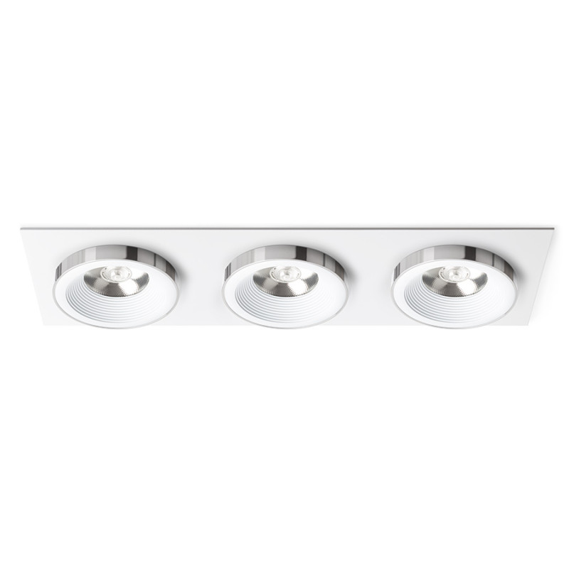 RENDL RENDL SHARM SQ III zápustná bílá chrom 230V LED 3x10W 24° 3000K R14586