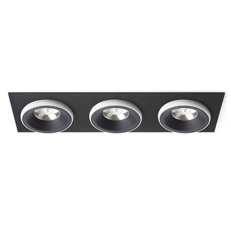 RENDL RENDL SHARM SQ III zápustná černá/bílá 230V LED 3x10W 24° 3000K R14589