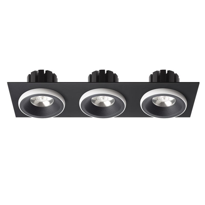 RENDL RENDL SHARM SQ III zápustná černá/bílá 230V LED 3x10W 24° 3000K R14589