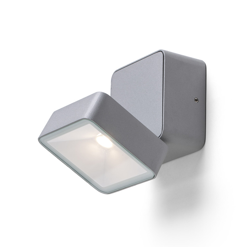 RENDL RENDL FLAVIO SQ přisazená světle šedá 230V LED 6W 110° IP54 3000K R14591