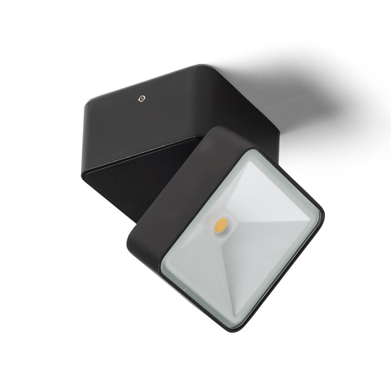 RENDL RENDL FLAVIO SQ přisazená černá 230V LED 6W 110° IP54 3000K R14592