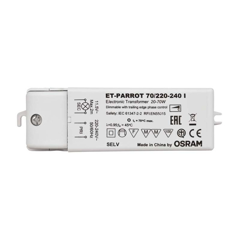 RENDL RENDL TRAFO 20-70W 12V AC DIMM 12V 70W G13002
