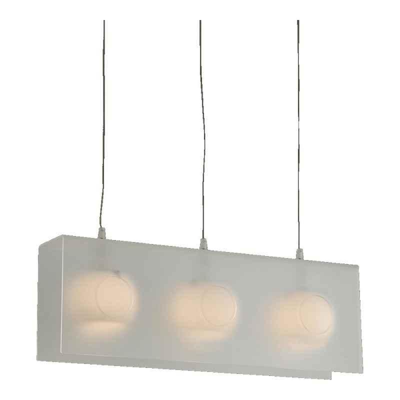 LUXERA FEDRA 3xG9/40W, SATIN TRANSPARENT