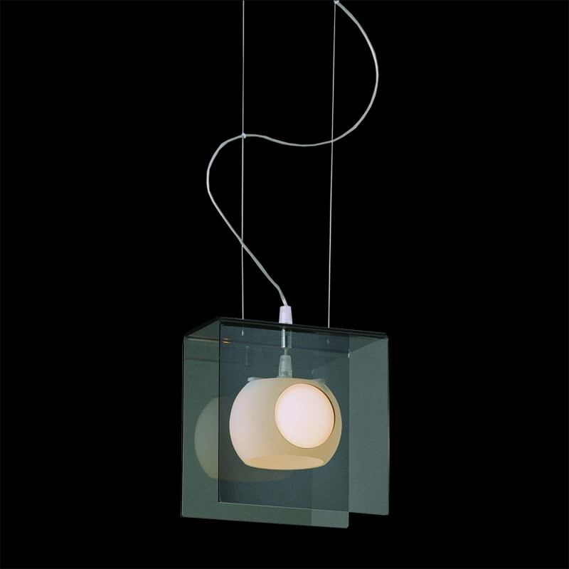 LUXERA FEDRA 1xG9/40W, TRANSPARENT SMOKE