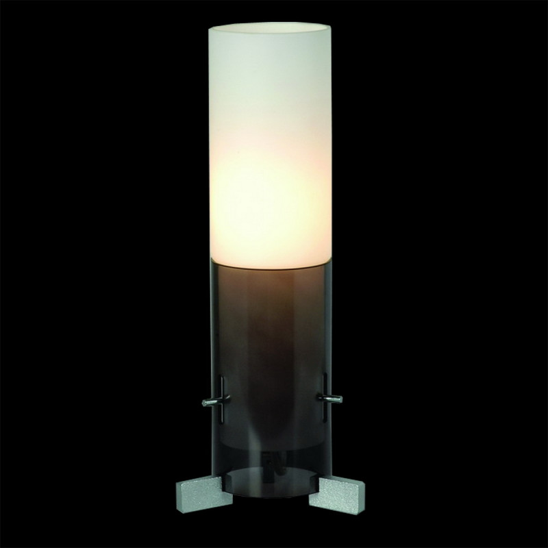 LUXERA DAGA 1xE14/60W, TRANSPARENT SMOKE,TABLE