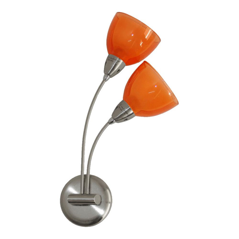 PREZENT CARRAT I. 2xE14/40W, ORANGE, WALL