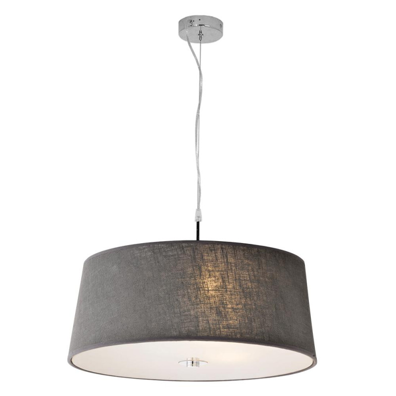 LUXERA COMBO 3xE27/60W, GREY/FROSTED
