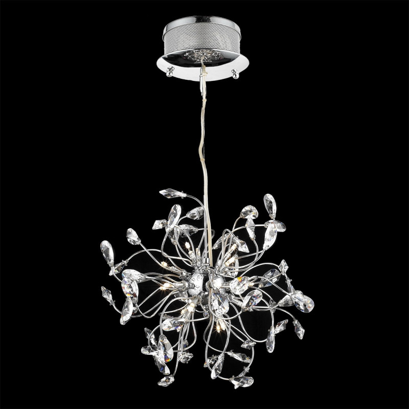 LUXERA CRYSTAL 12xG4/20W, CHROME/CLEAR