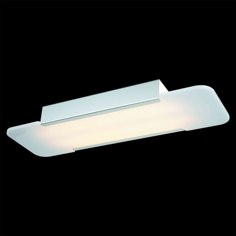 LUXERA BOND/PL 2xT5/24W, TRANSPARENT/CHROME