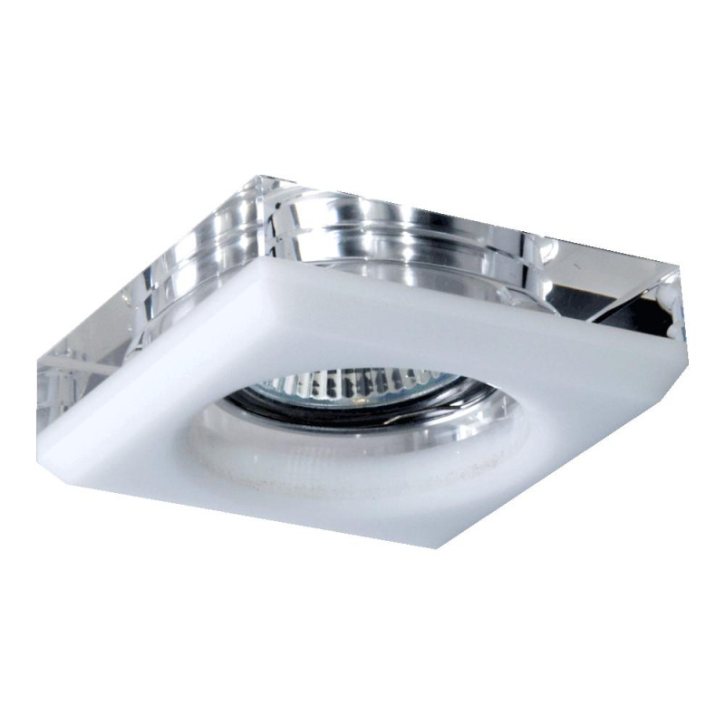 EMITHOR DOWNLIGHT 1xGU10/50W,CLEAR/WHITE CRYST