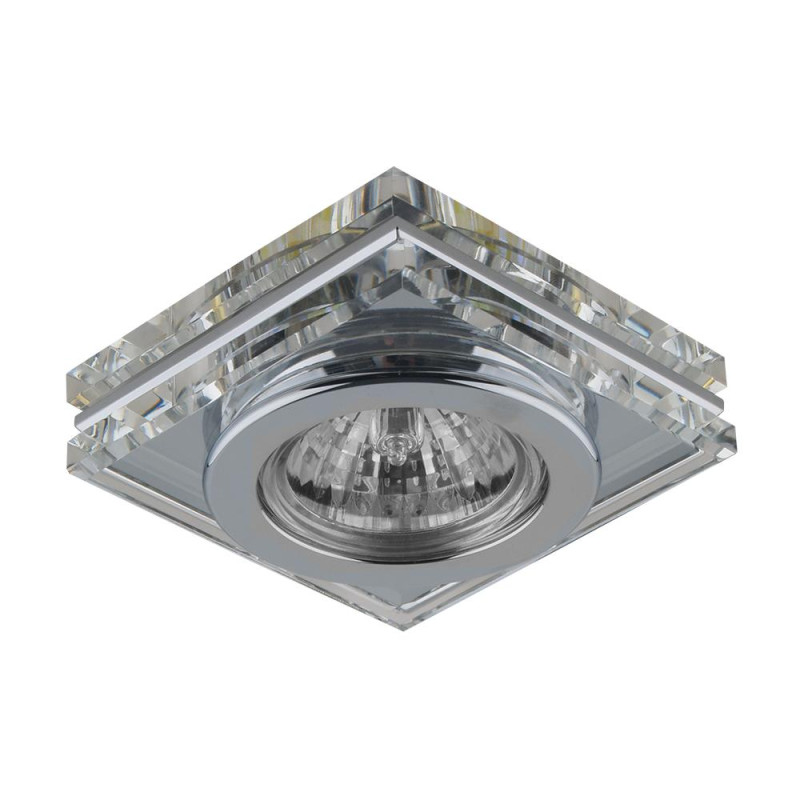 EMITHOR DOWNLIGHT GU10/50W, CLEAR CRYSTAL/CHROME