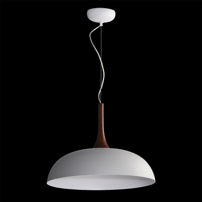 LUXERA ZIRKUT 1xE27/40W, MATT GREY/DARK WOOD