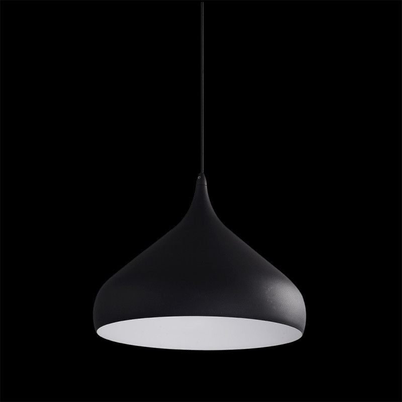 LUXERA MOKKA 1xE27/40W, MATT BLACK