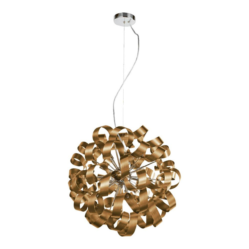 LUXERA RIBBON 12xG9/33W, COPPER/CHROME