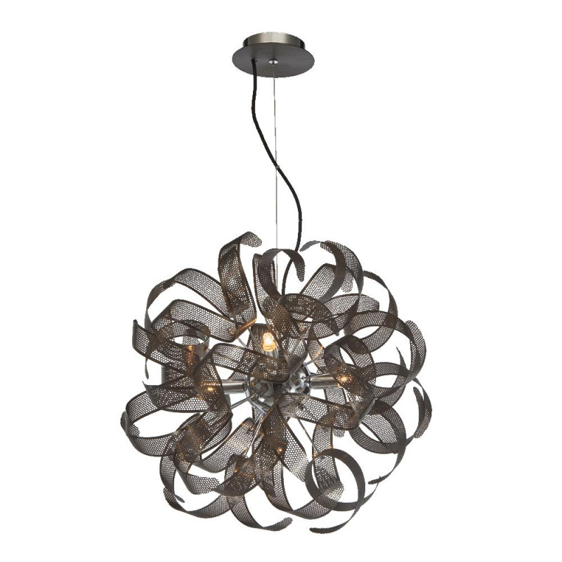 LUXERA RIBBONETT 5xG9/33W, CHROME/COFFEE