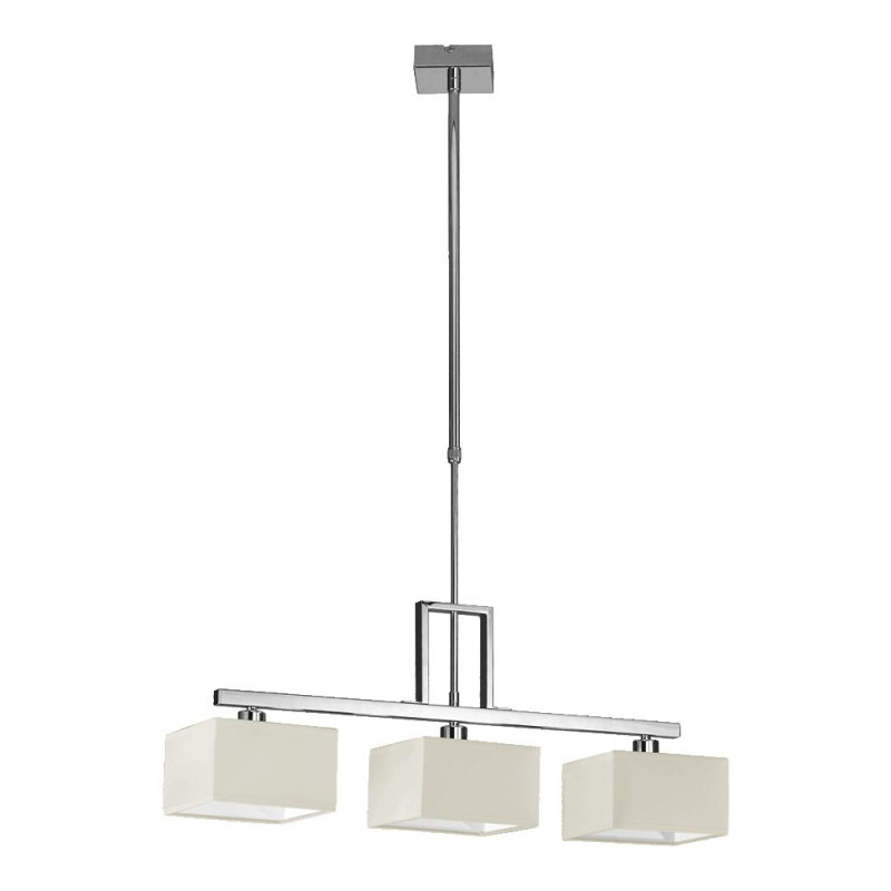 PREZENT MADRID 3xE14/40W, CHROME,BEIGE