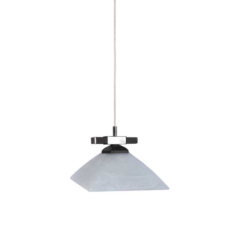 PREZENT KING 1xE27/60W, PENDANT, BLACK/WHITE