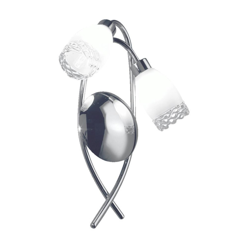 PREZENT OFRA 2xG9/40W, CHROME/MAT/CLEAR, WALL