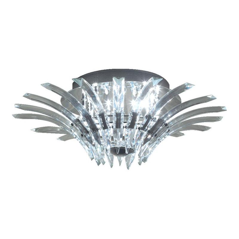LUXERA NIAGARA 9xG4/20W, CHROME/CLEAR