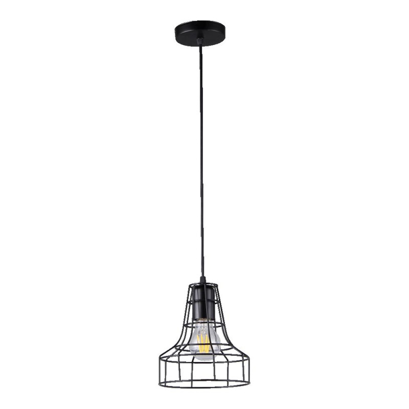 PREZENT RIANO 1xE27/60W, BLACK