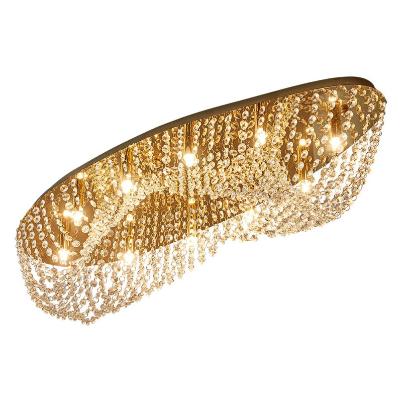 LUXERA ELIPTHON 10xG9/33W, GOLD/CLEAR