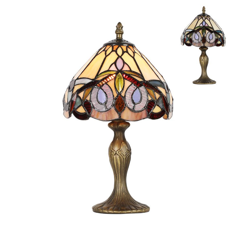 PREZENT TIFFANY XXI. 1xE14/40W, TABLE