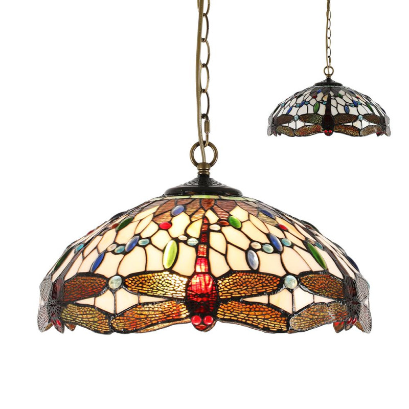 PREZENT TIFFANY XXII. 2xE27/60W, PENDANT